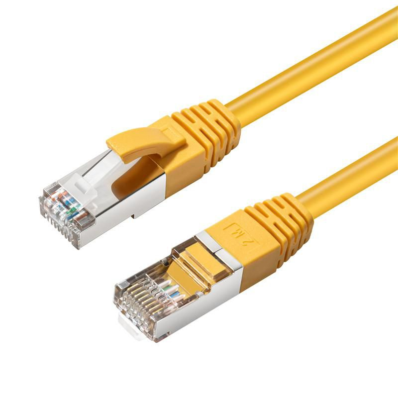 MicroConnect MC-SFTP6A02Y Networking Cables - Yellow