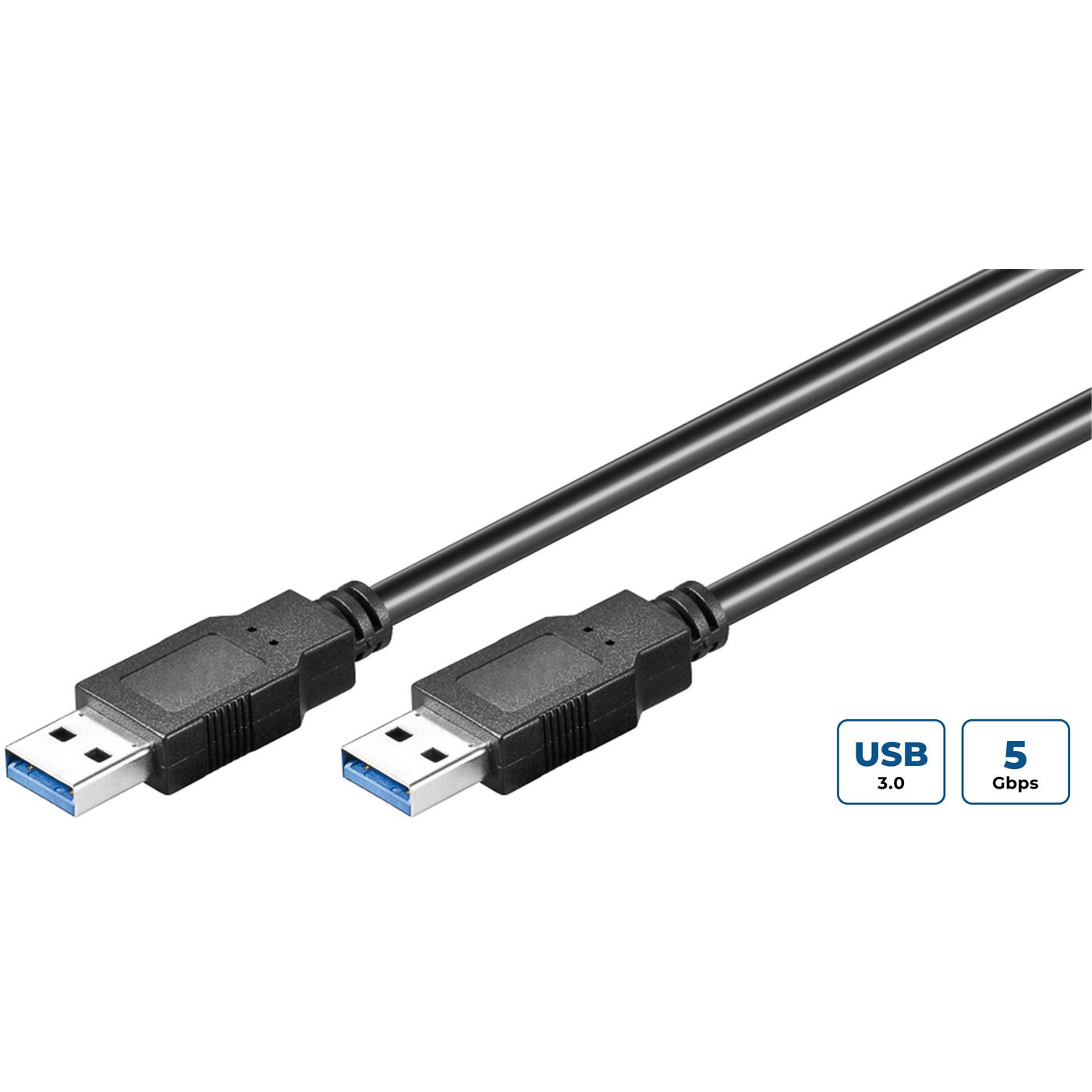 MicroConnect USB3 USB Cables - Black