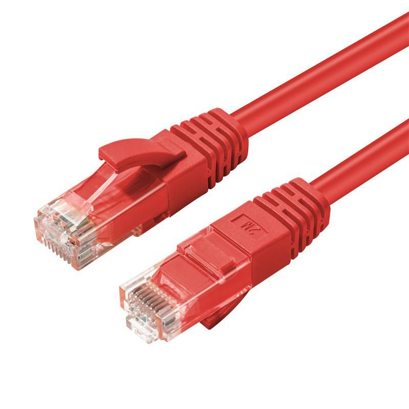 MicroConnect UTP601R Networking Cables - Red