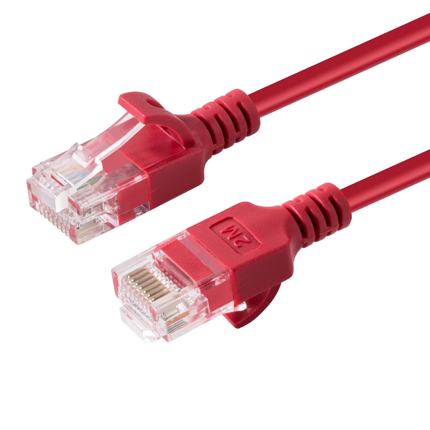 MicroConnect V-UTP6A005R-SLIM Networking Cables - Red