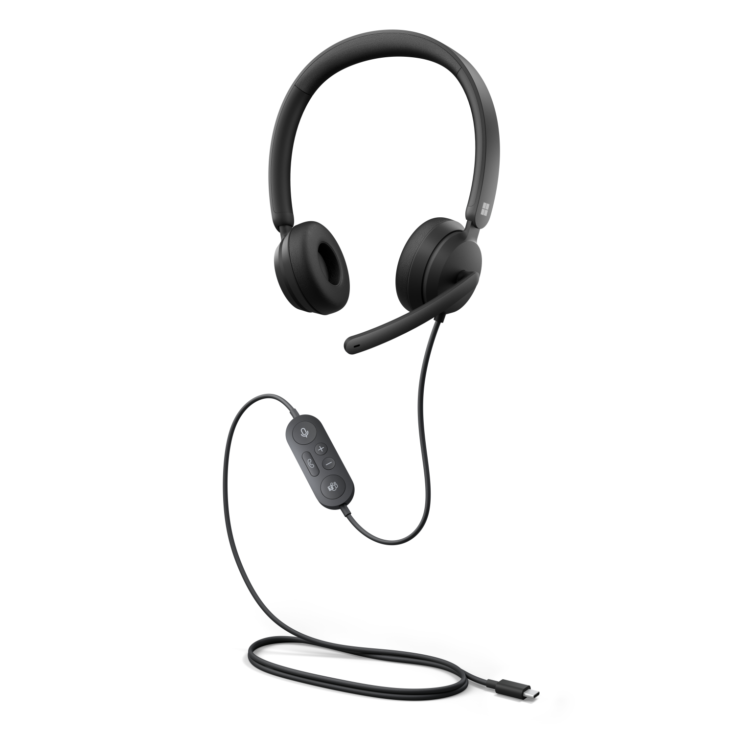 Microsoft MS Modern USB-C Headset Black DA/FI/NO/SV Commercial - Headset Wired Head-band Office/Call center USB Type-C