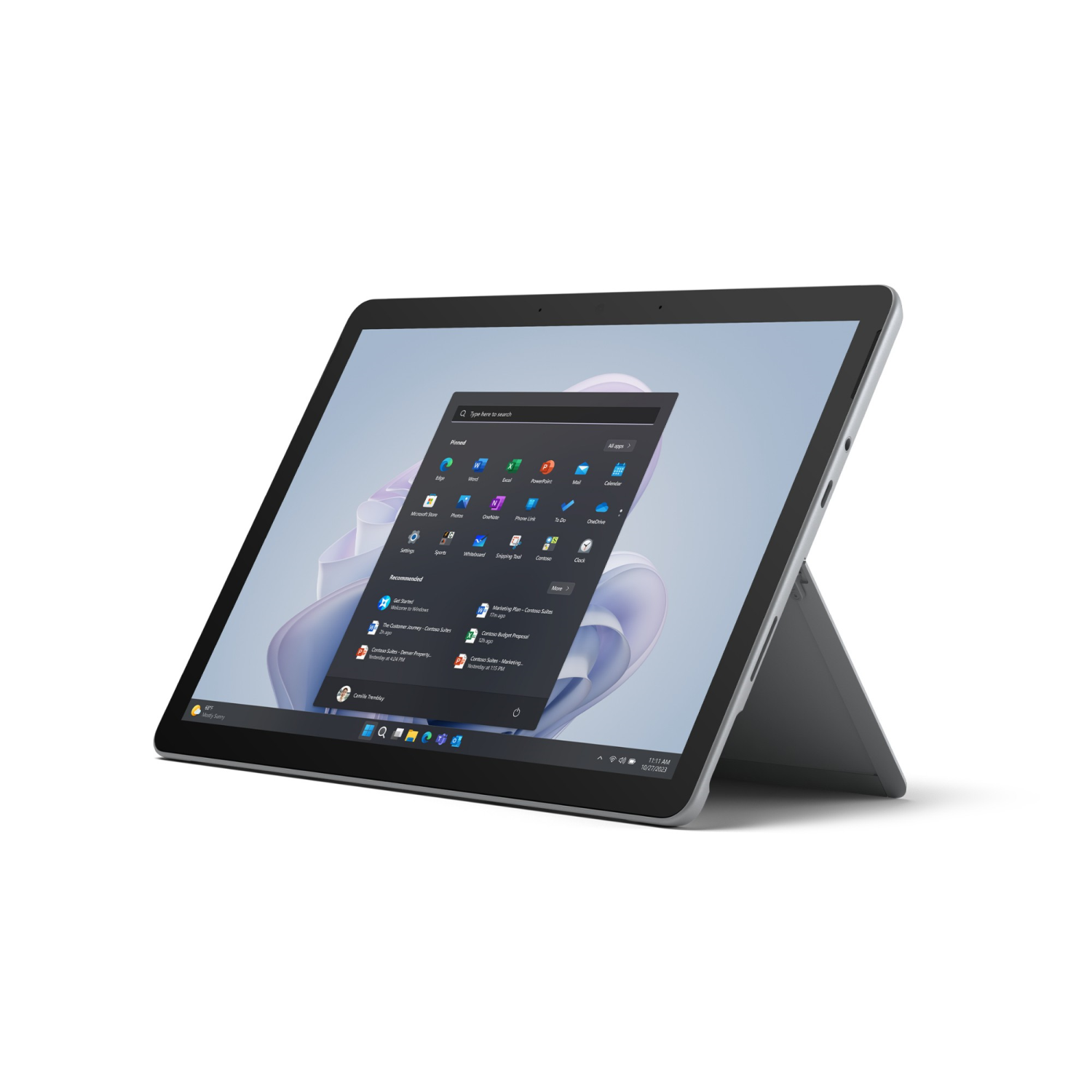 Microsoft 11ax Tablets - 10.5 Inches - 8GB - Platinum