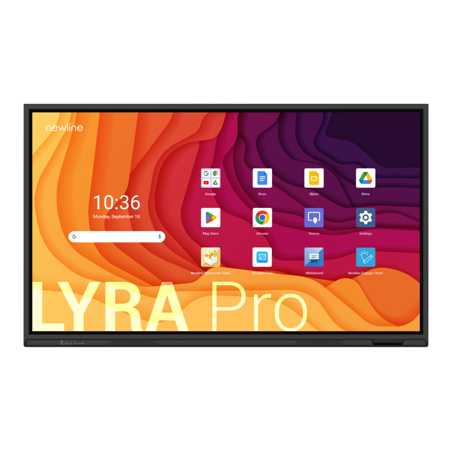NEWLINE TT-5523QA Interactive Whiteboards - 55 Inches - Black