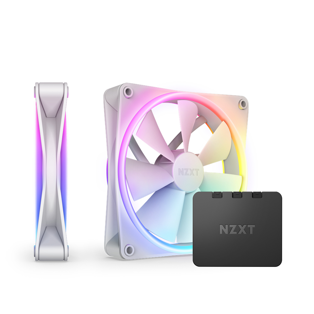 NZXT F140 Computer Cooling Systems - White