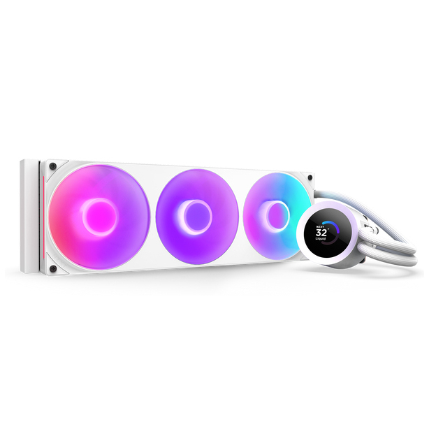NZXT KRAKEN PLUS 360 RGB CPU COOLER WHT