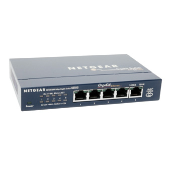 Netgear GS105 Network Switches - Blue