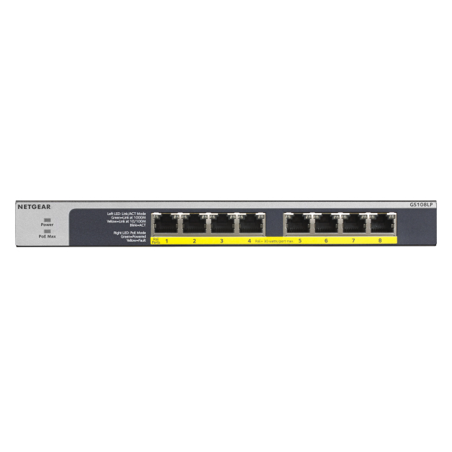 Netgear GS108LP Network Switches - Multi
