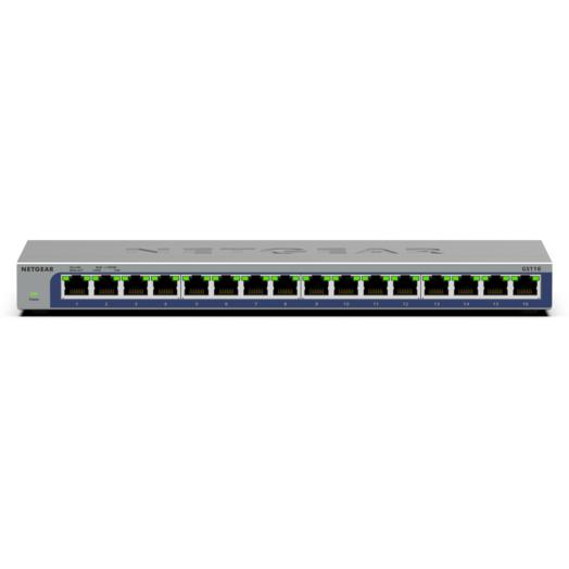 Netgear GS116 Network Switches - Black