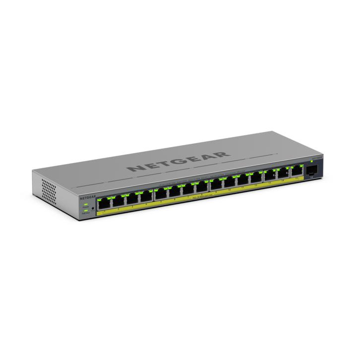 Netgear GS116EPP Network Switches - Grey