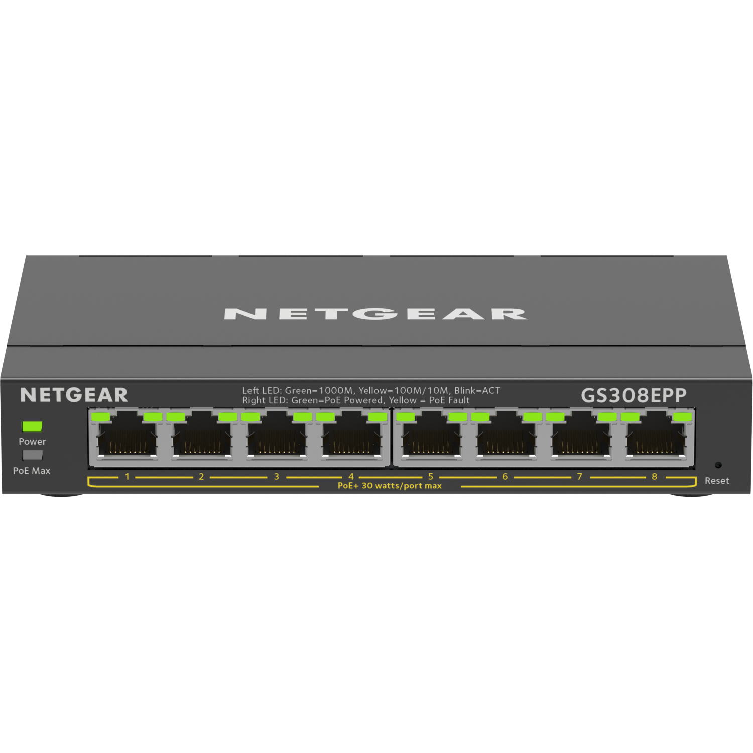 Netgear 8-Port Network Switches - Black