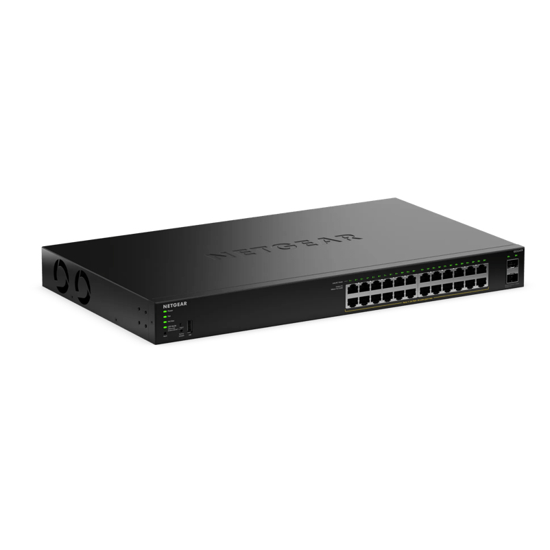 Netgear S350 Network Switches - 512MB - Black