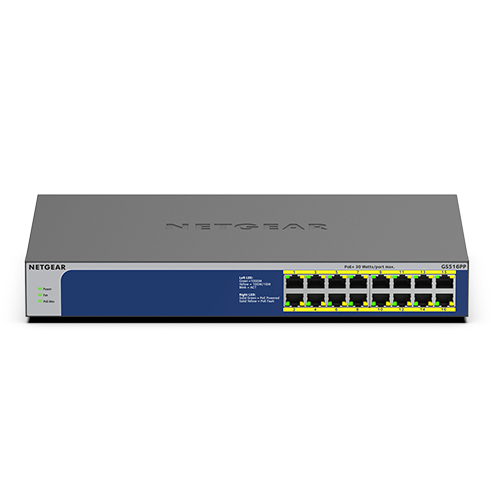 Netgear GS516PP Network Switches - Multi
