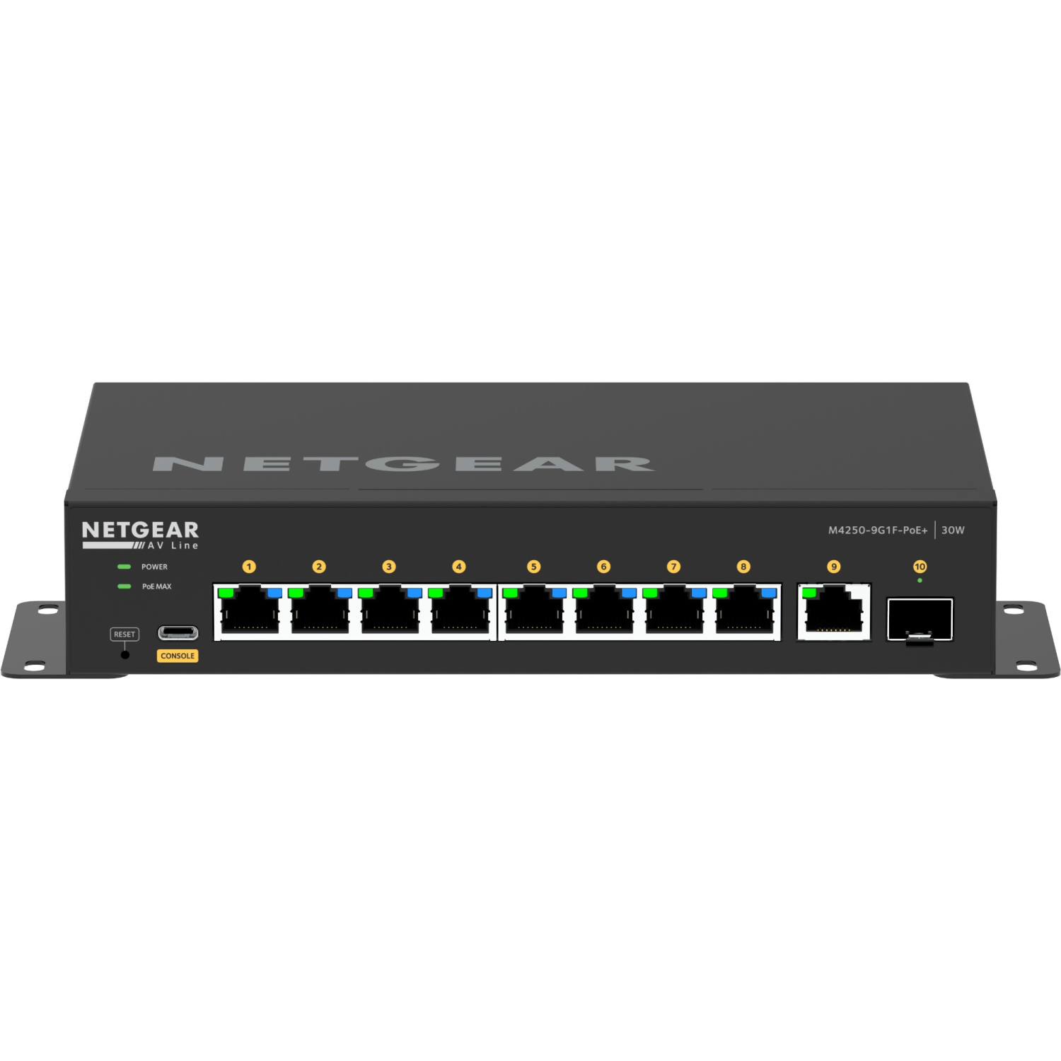 Netgear 8x1G Network Switches - 2048MB - Black