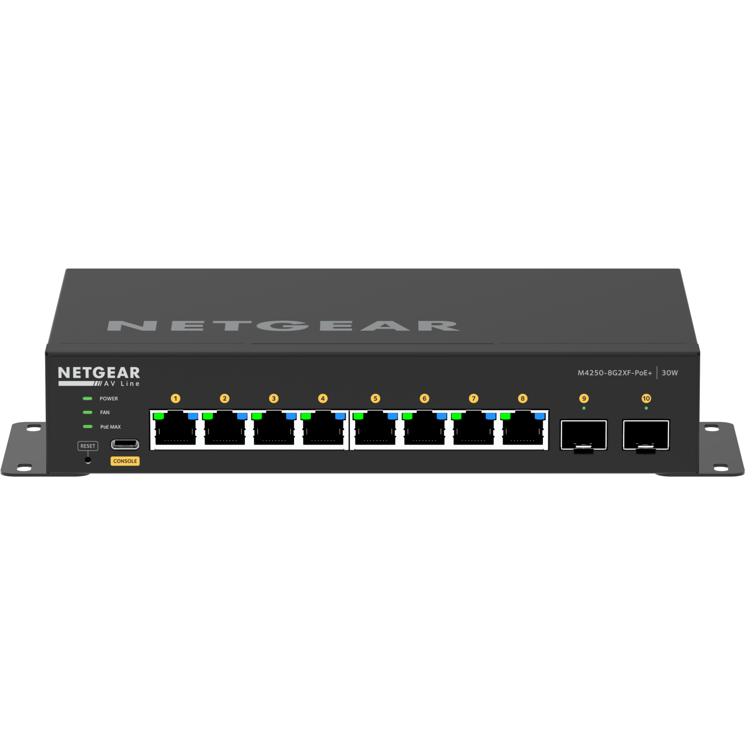 Netgear 8x1G Network Switches - 2048MB - Black