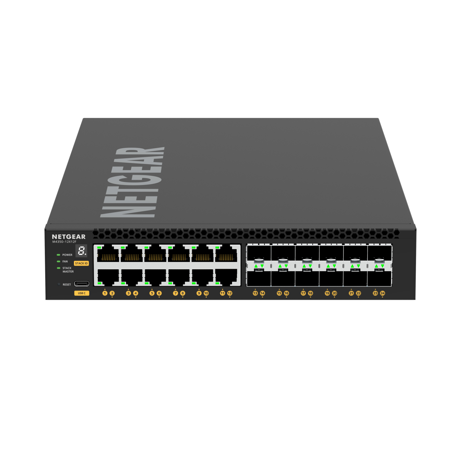 Netgear M4350-12X12F Network Switches - 2048MB - Black