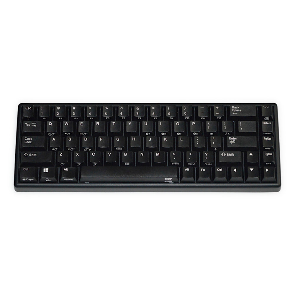 NiZ Keyboard Atom68 Capacitive 35gf Bluetooth Programmable 60% Keyboard Black