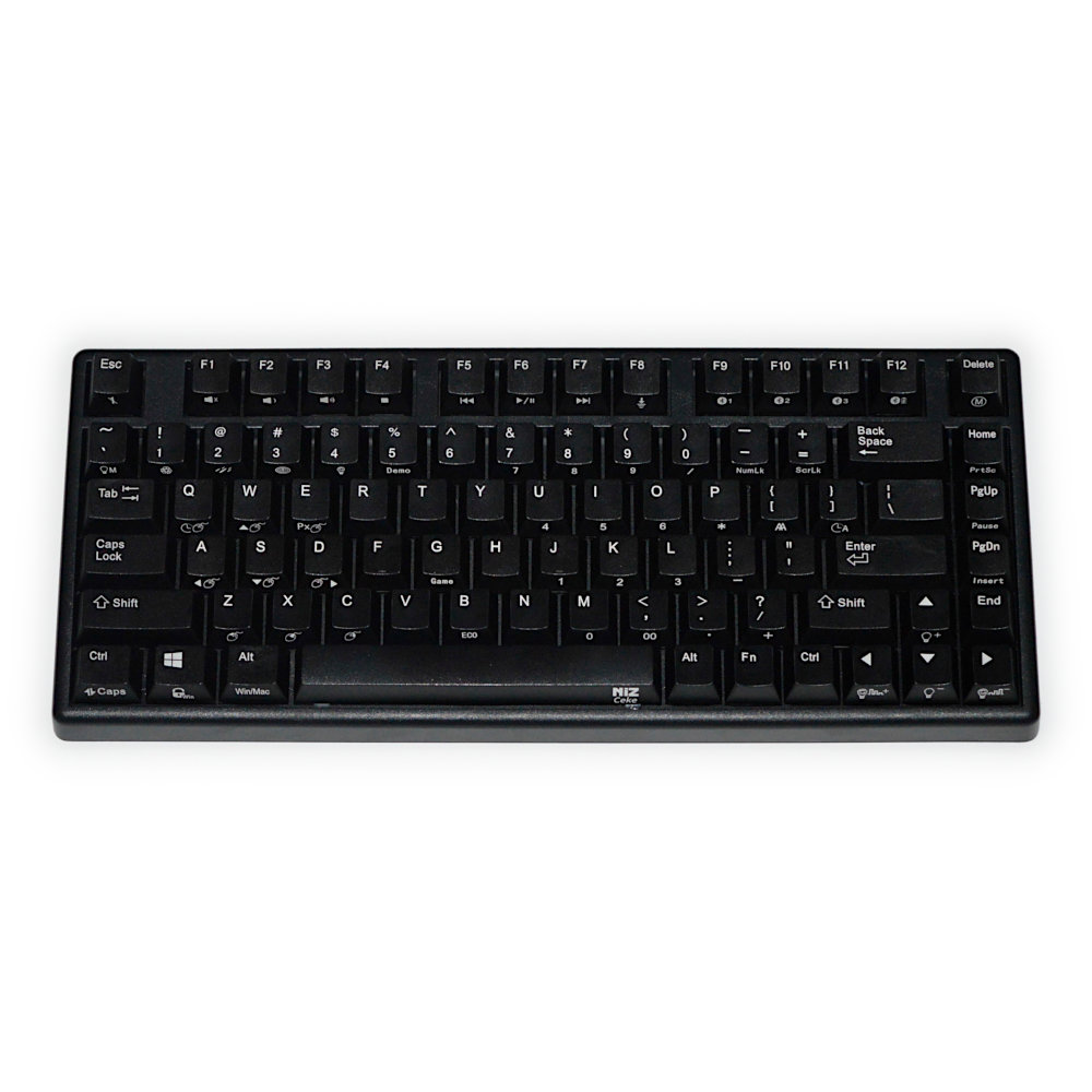 NiZ Keyboard Micro82 Capacitive 35gf Bluetooth RGB Backlit Programmable Keyboard Black