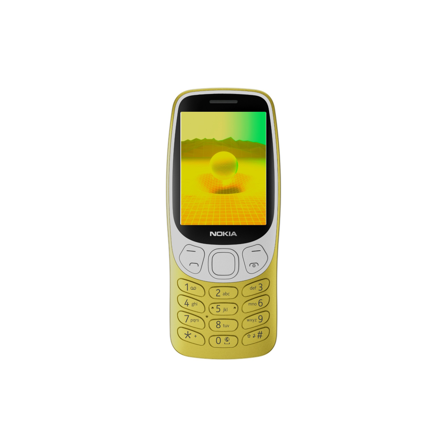 Nokia 64MB Mobile Phones - 2.4 Inches - 128MB - Gold