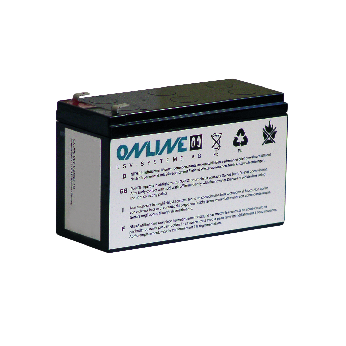 ONLINE USV-Systeme BCZ1000 UPS Batteries - Grey