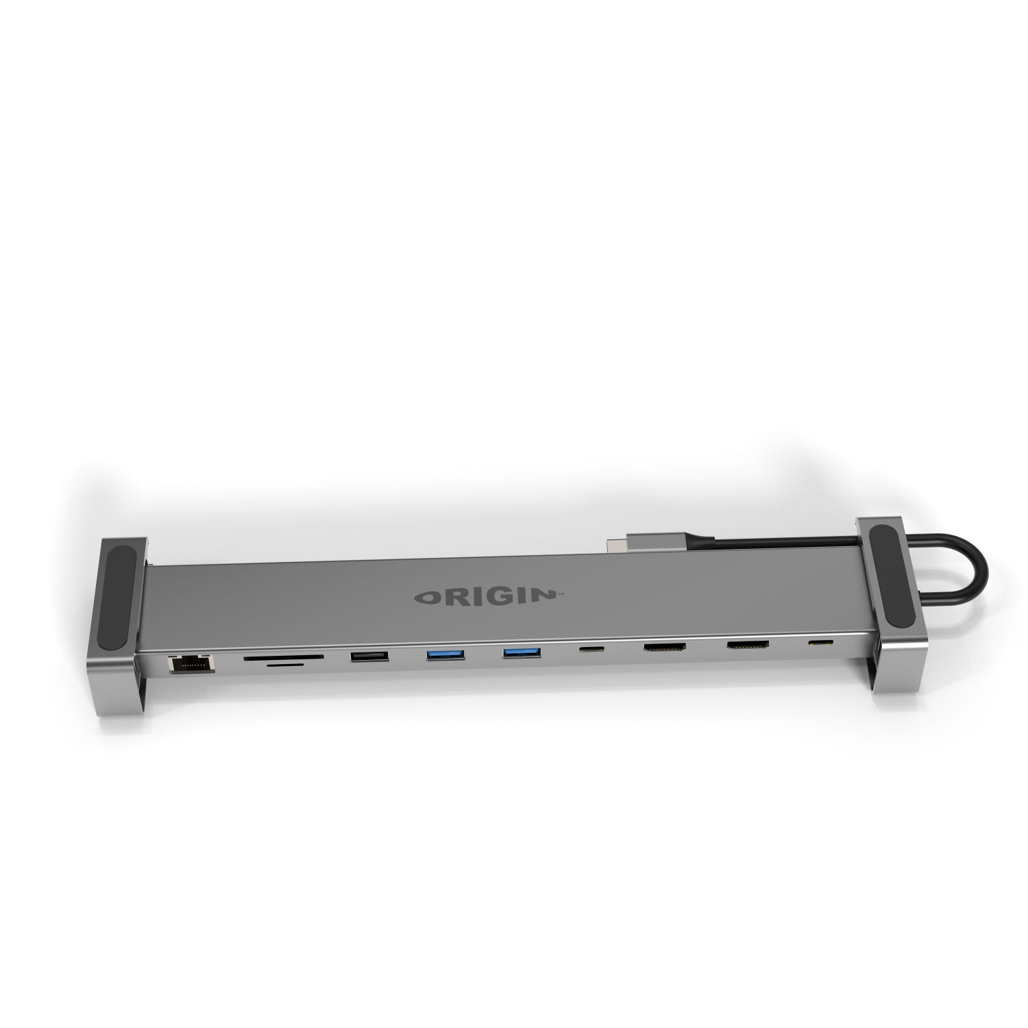 Origin Storage 10in1 Laptop Docks & Port Replicators - Grey