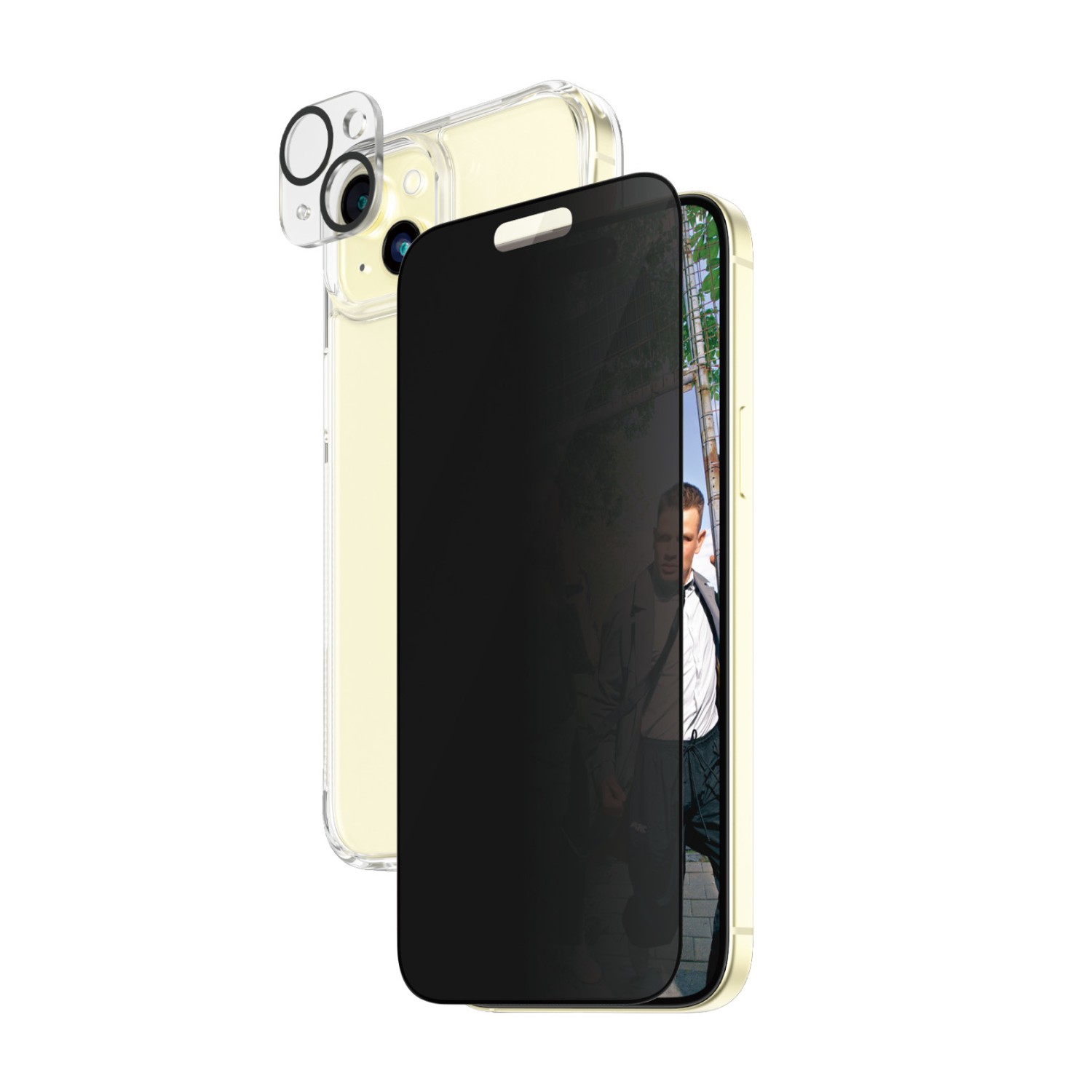 PANZERGLASS 3-in-1 Mobile Phone Screen & Back Protectors - Transparent
