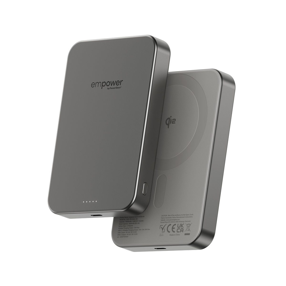 PANZERGLASS 10000mAh Power Banks - Titanium