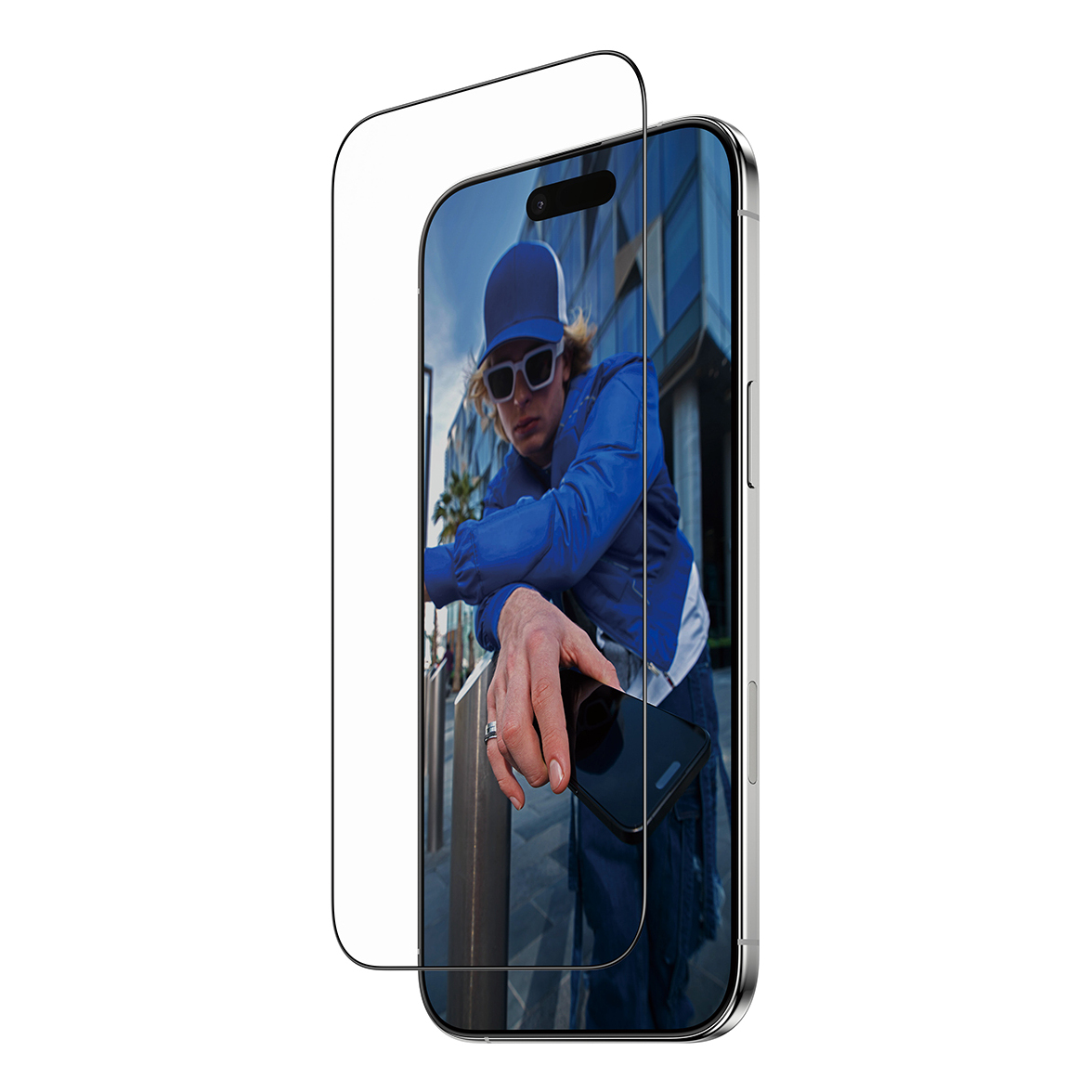 PanzerGlass ® Screen Protector w. Black Frame iPhone 17 Air | Ultra-Wide Fit w. FASTFIT IN-A-BOX