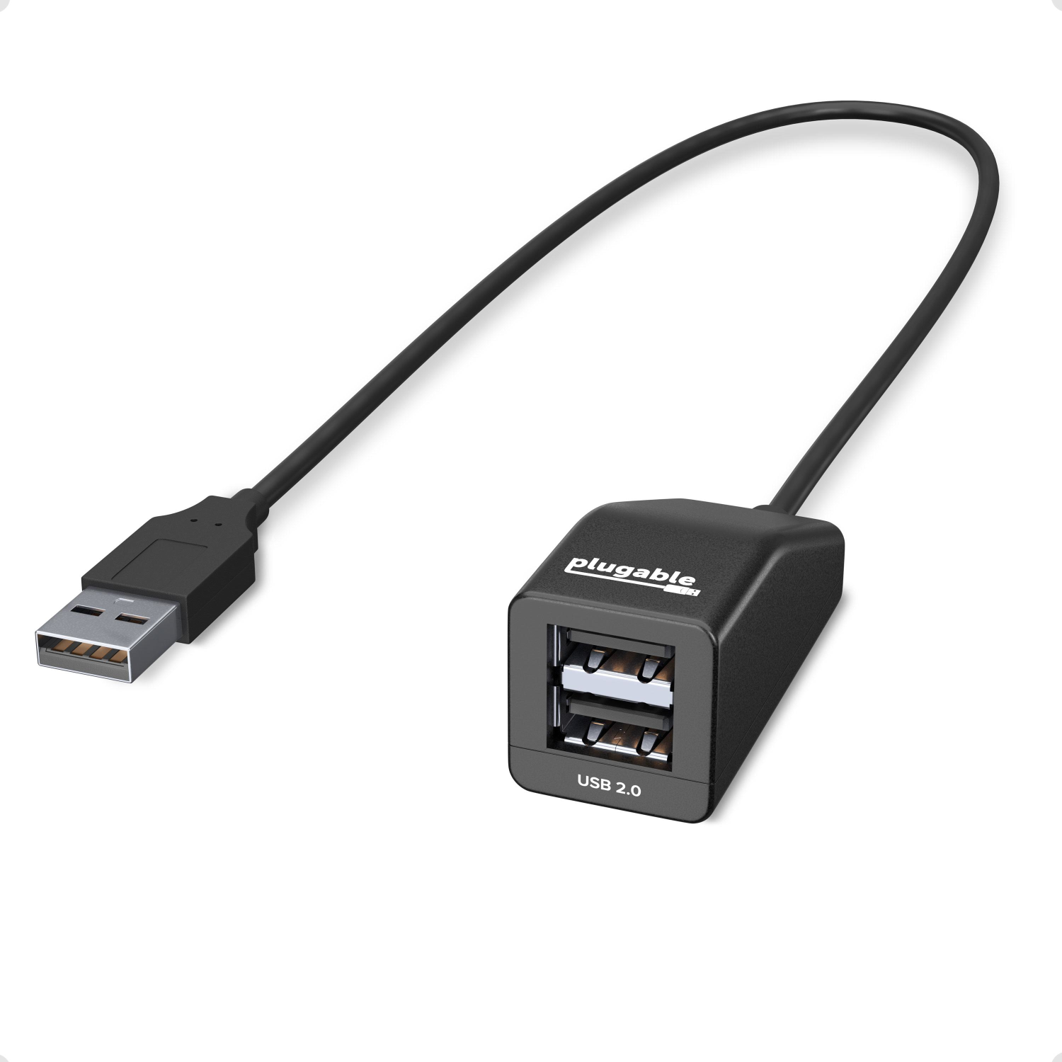 PLUGABLE TECHNOLOGIES 2-Port Interface Hubs - Black