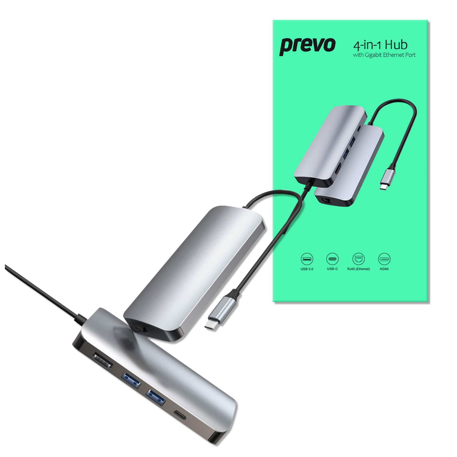 Prevo 501R Laptop Docks & Port Replicators - Silver