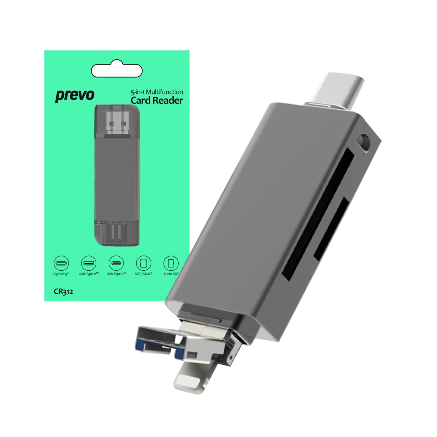 Prevo CR312 Card Readers - Black