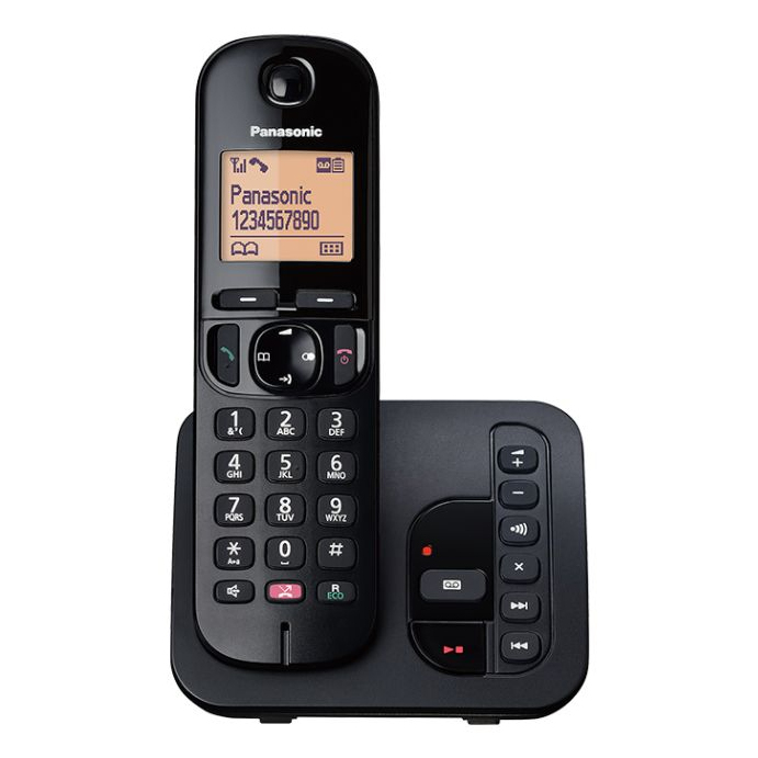 Panasonic KX-TGC260EB Telephones - 1.6 Inches - Black