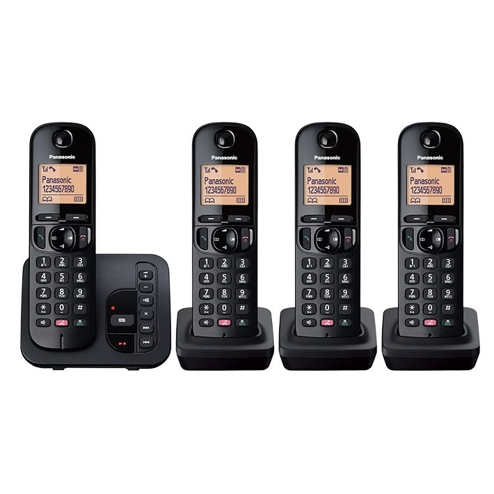 Panasonic KX-TGC264EB Telephones - 1.6 Inches - Black