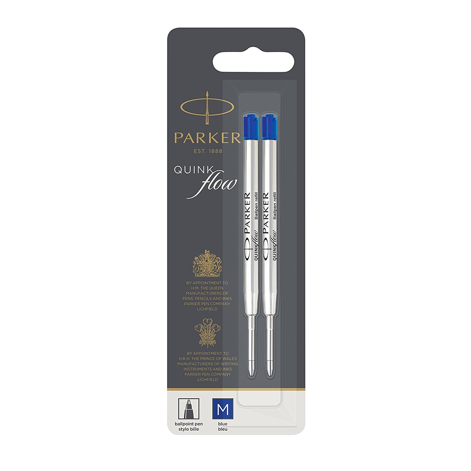 Parker 1950373 pen refill Blue Medium 2 pc(s)