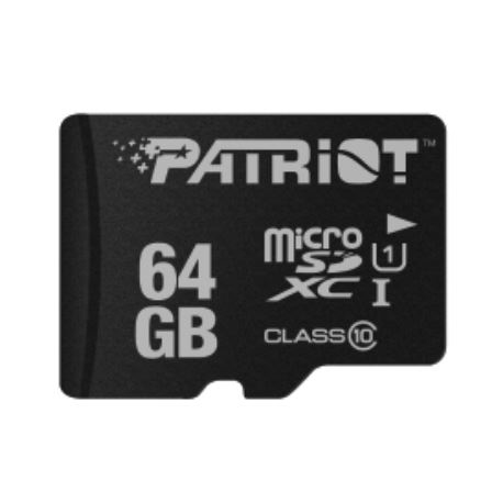 Patriot Memory PSF64GMDC10 memory card 64 GB MicroSDXC UHS-I Class 10