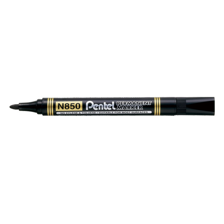 Pentel N850 Permanent Markers - Black