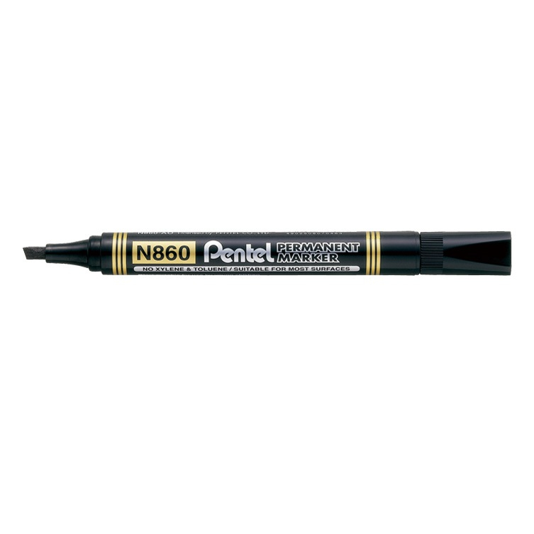 Pentel N860 Permanent Markers - Black