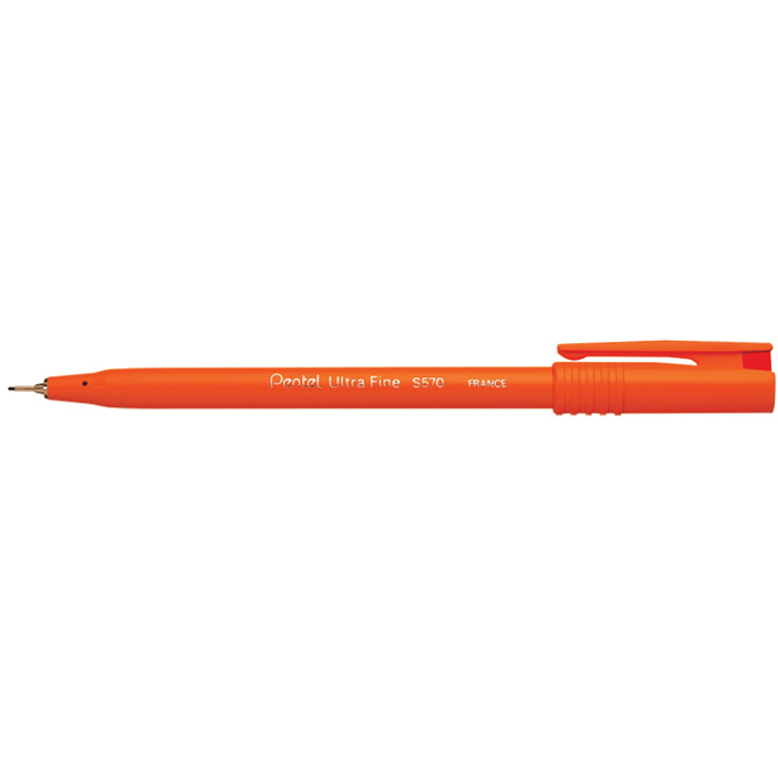 Pentel Ultra Fine fineliner Red 12 pc(s)