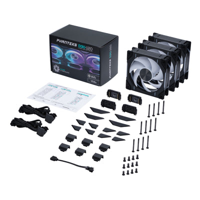 Phanteks D30-120 Computer Cooling Systems - Black