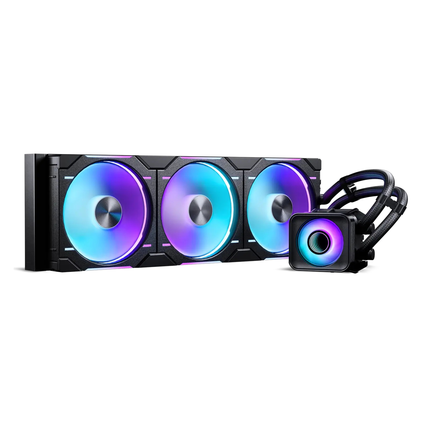 Phanteks Glacier One D30 X2 420mm Black RGB All In One CPU Cooler - 420mm