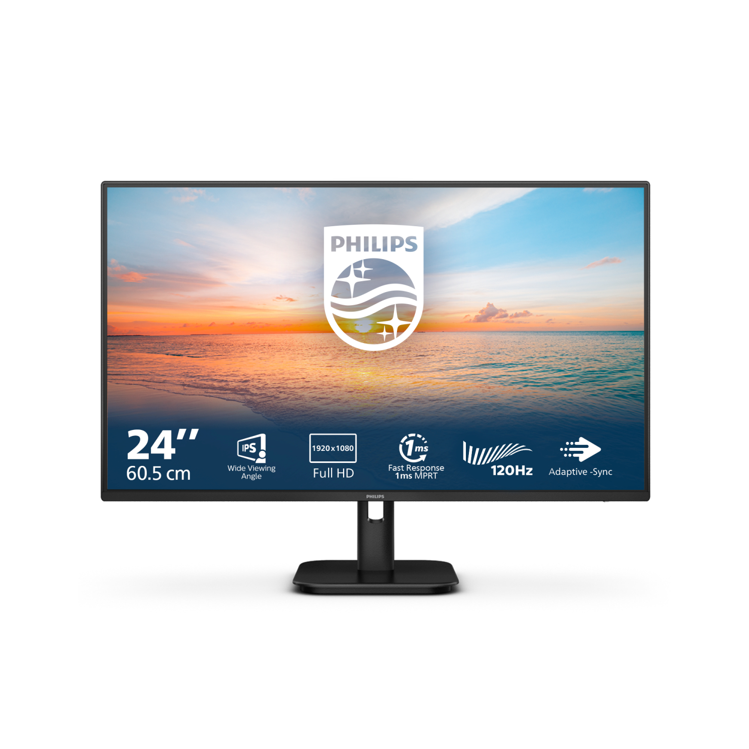 Philips 24E1N1100A Computer Monitors - 23.8 Inches - Black