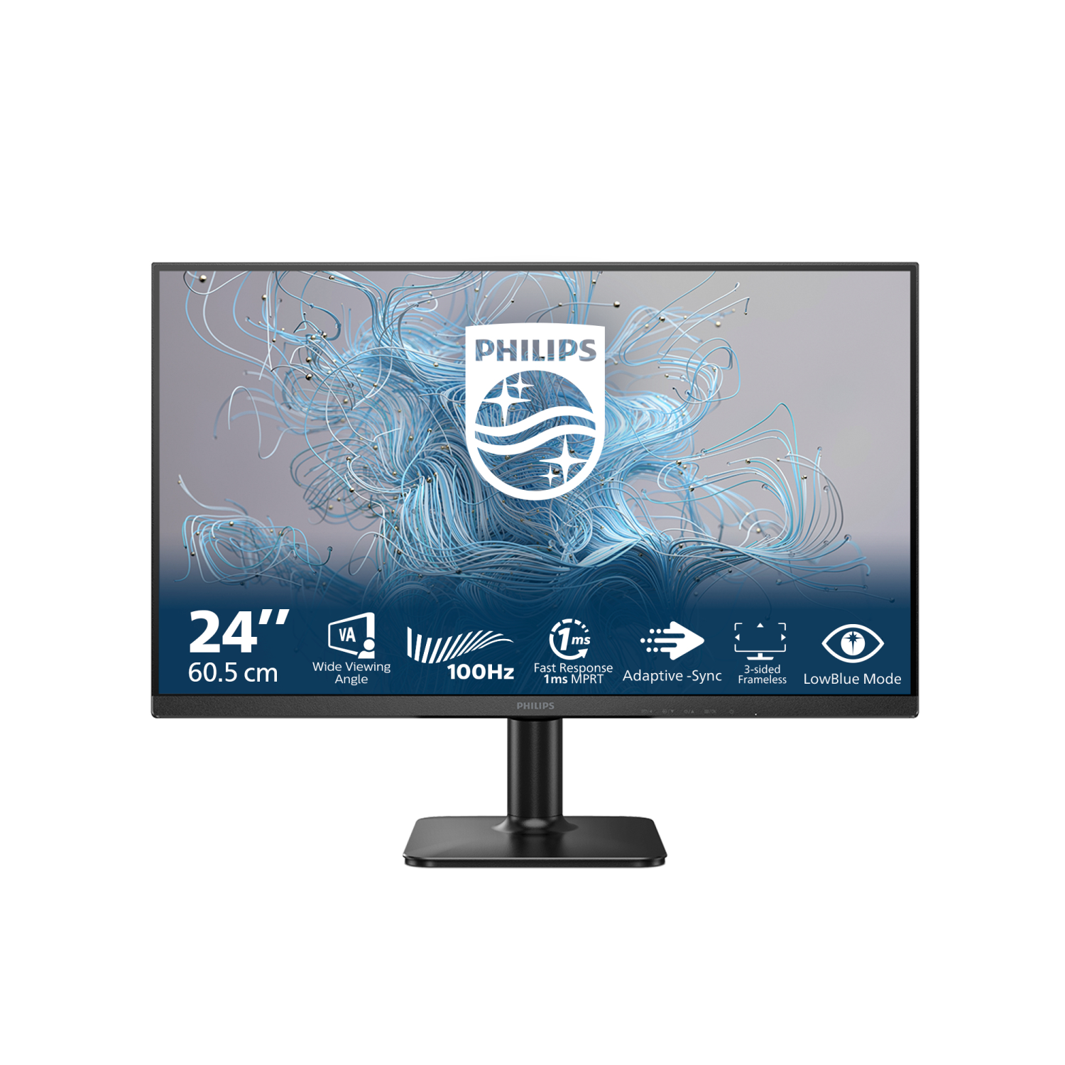 Philips 24E2N1100LB Computer Monitors - 23.8 Inches - Black
