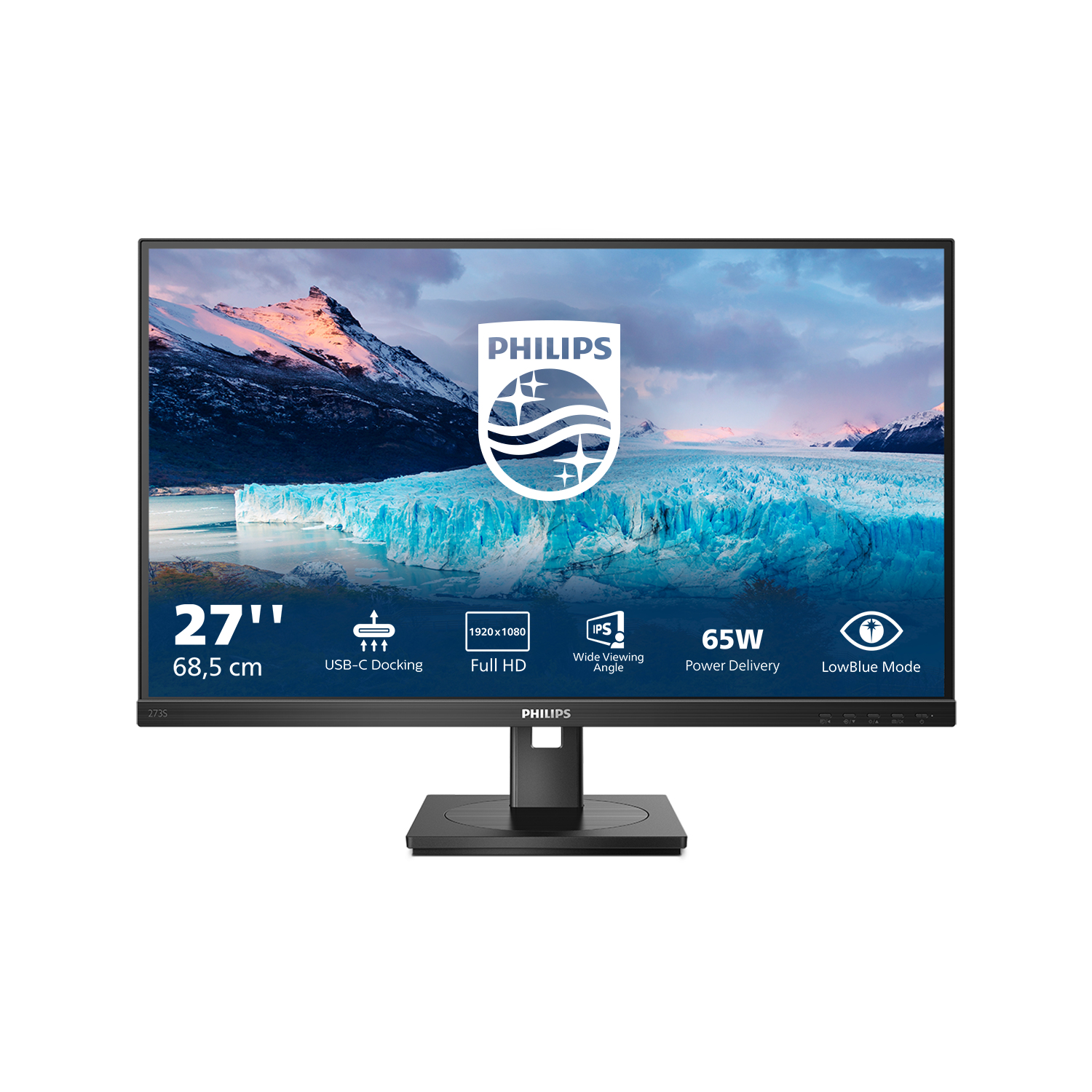 Philips 273S1 Computer Monitors - 27 Inches - Black