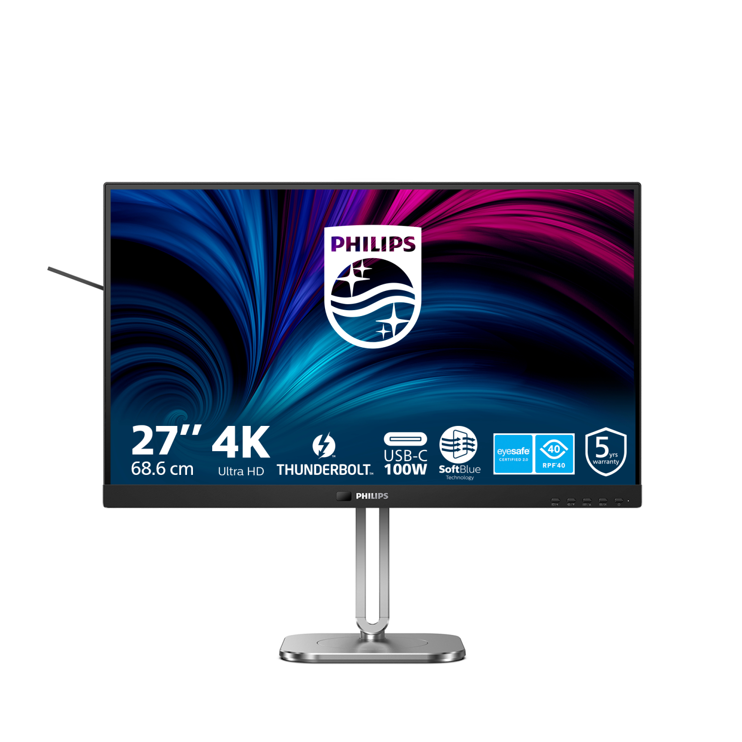 Philips 27B2U6903 Computer Monitors - 27 Inches - Anthracite