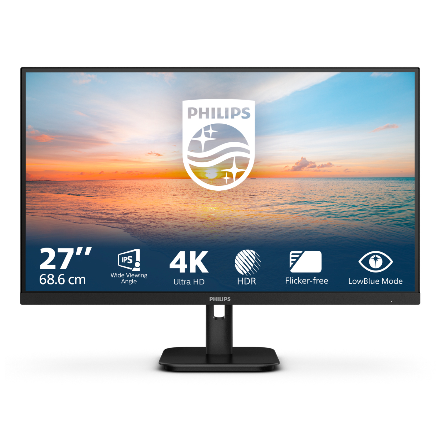 Philips 27E1N1800A Computer Monitors - 27 Inches - Black