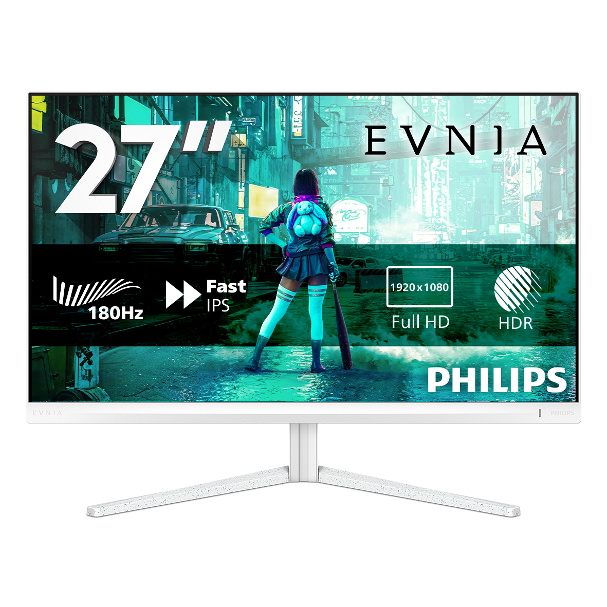 Philips 27M2N3201A Computer Monitors - 27 Inches - White