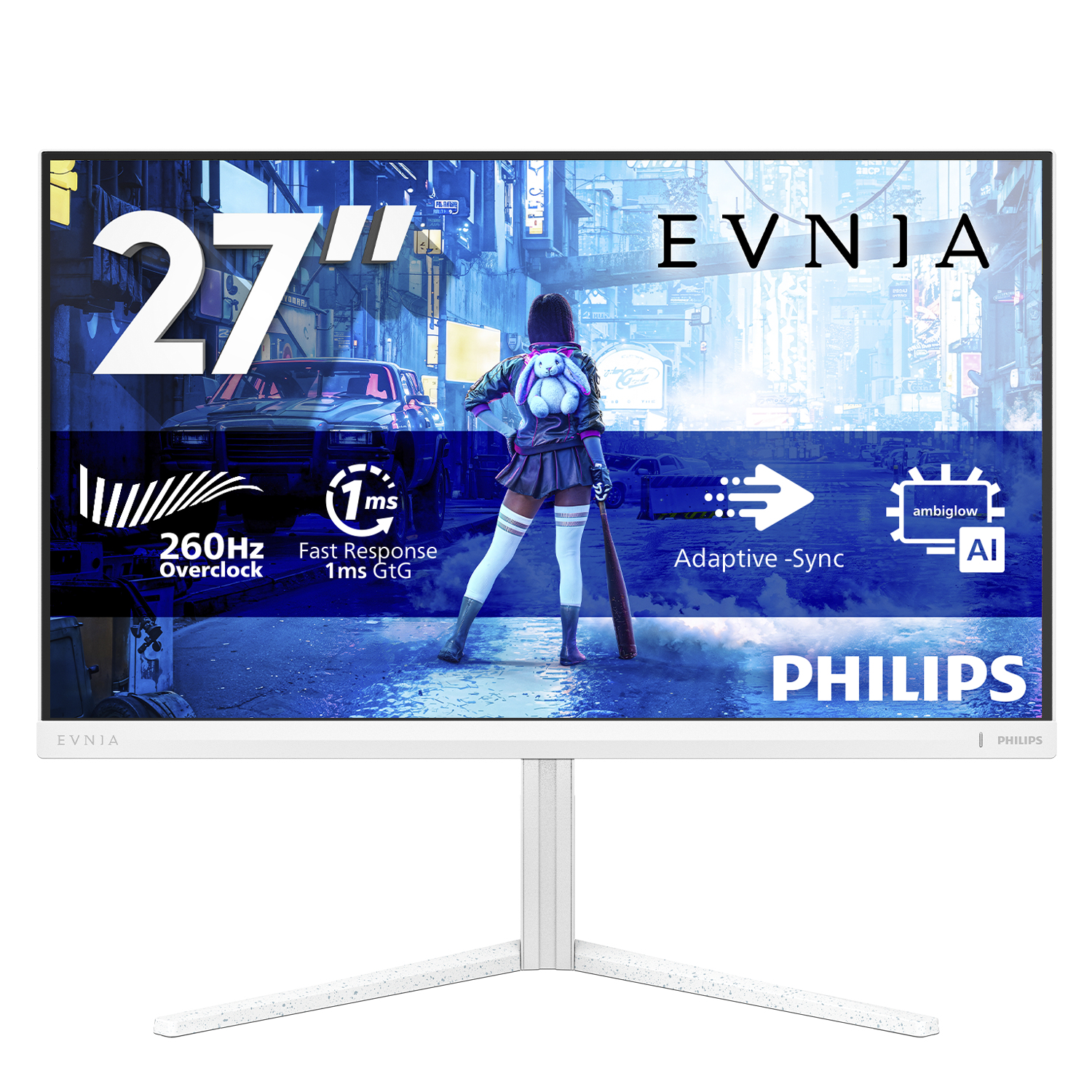 Philips 27M2N5201P Computer Monitors - 27 Inches - White