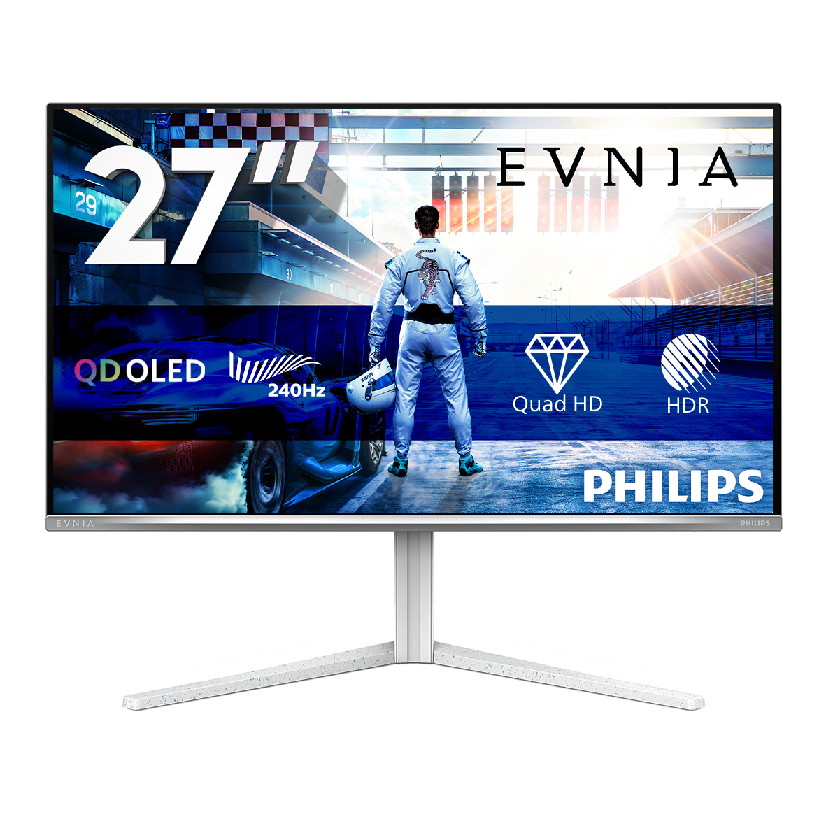 Philips 27M2N6501L Computer Monitors - 26.5 Inches - White