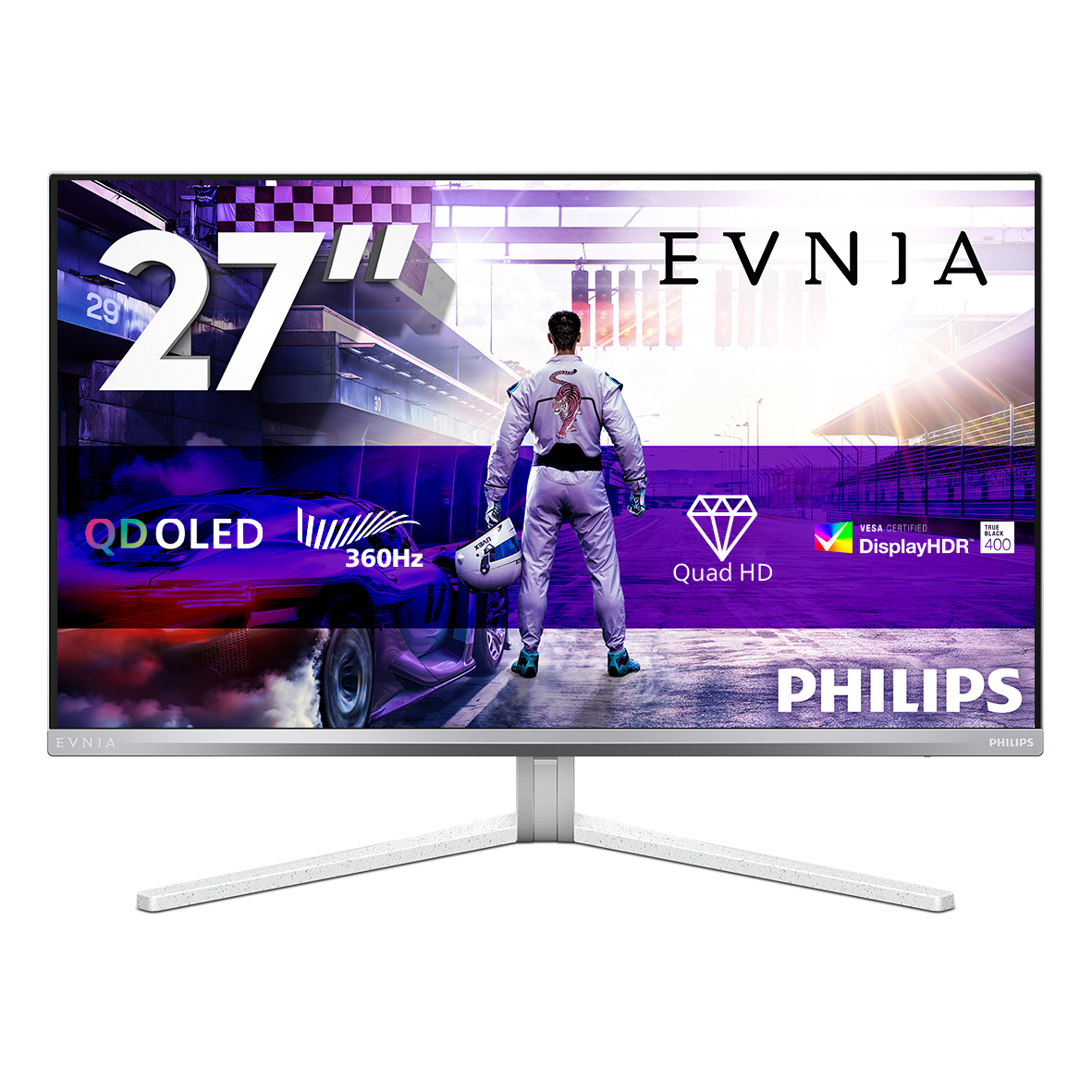 Philips 27M2N8500 Computer Monitors - 26.5 Inches - White