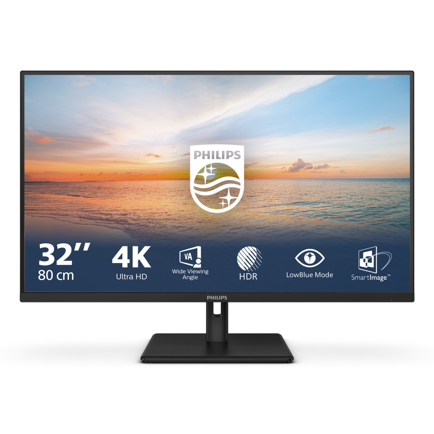 Philips 32E1N1800LA Computer Monitors - 31.5 Inches - Black