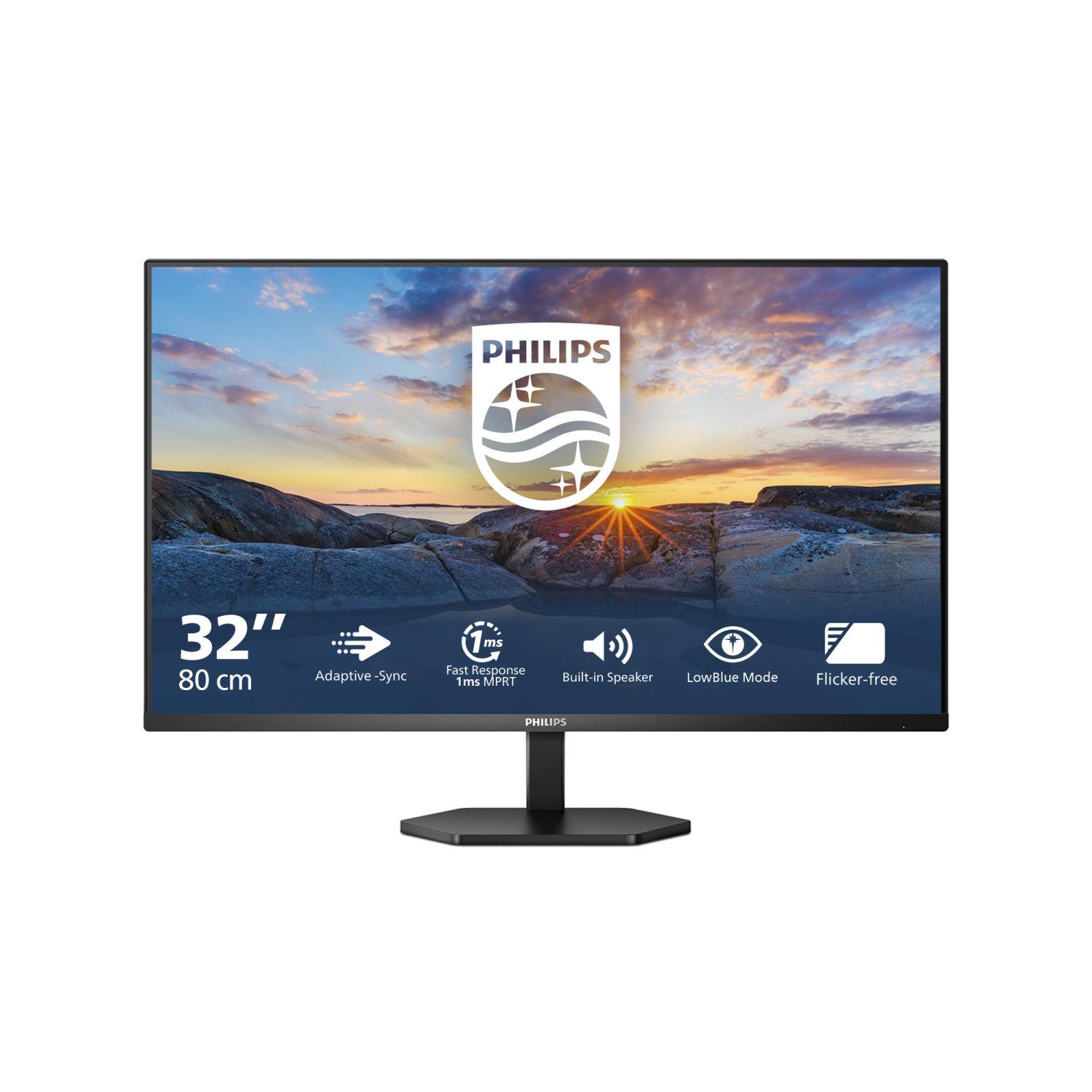 Philips 32E1N3100LA Computer Monitors - 31.5 Inches - Black